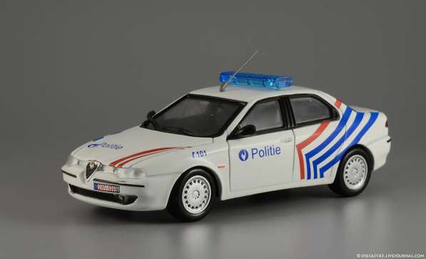 полицейские машины мира №49 ALFA ROMEO 156 полиция бельгии
