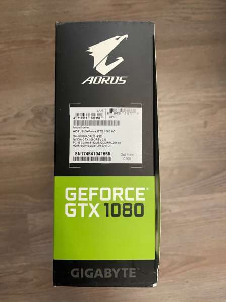 Видеокарта Gigabyte GeForce GTX 1080 AORUS 8G в Москве фото 3