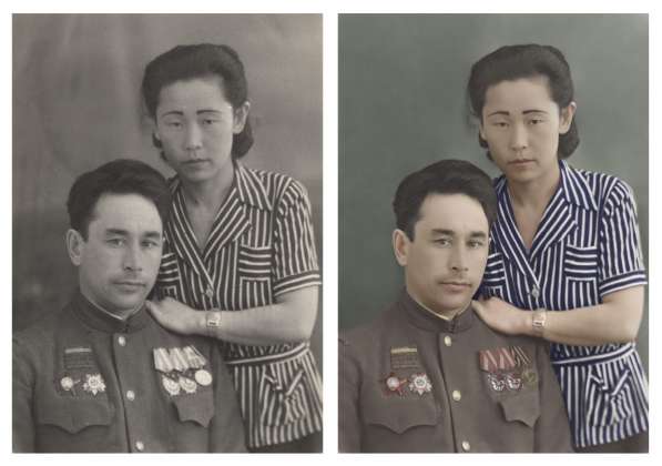 Реставрация фотографий, ретушь и колоризация в Москве фото 10