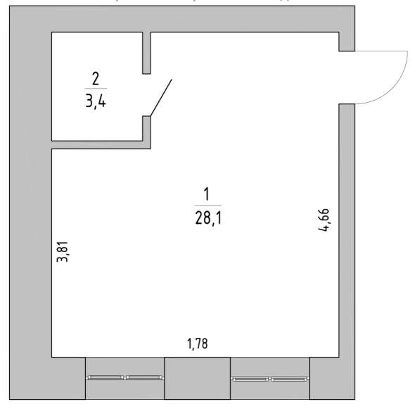 Продам 1-комнатную квартиру (вторичное) в Томском районе(п.К в Томске фото 8