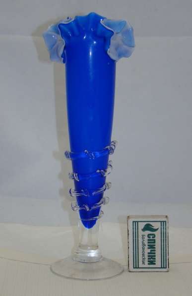 Вазочка стеклянная винтажная (W841) в Москве фото 4