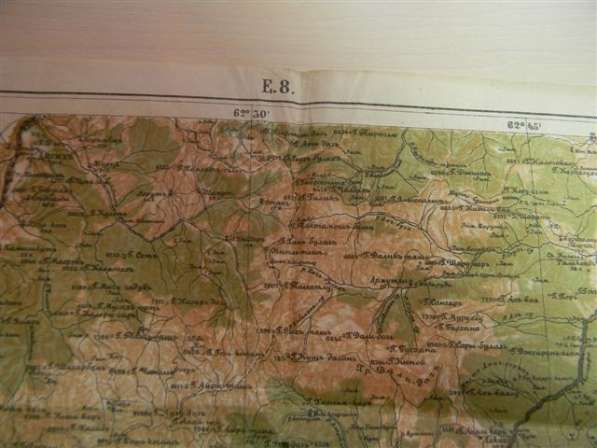 Старые топографические карты Закавказья в фото 12