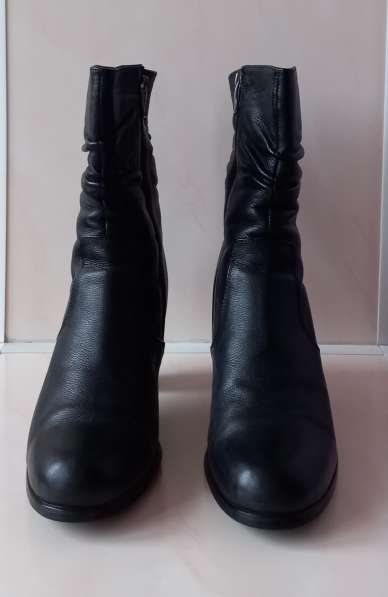 Полусапоги кожаные, зимние в 