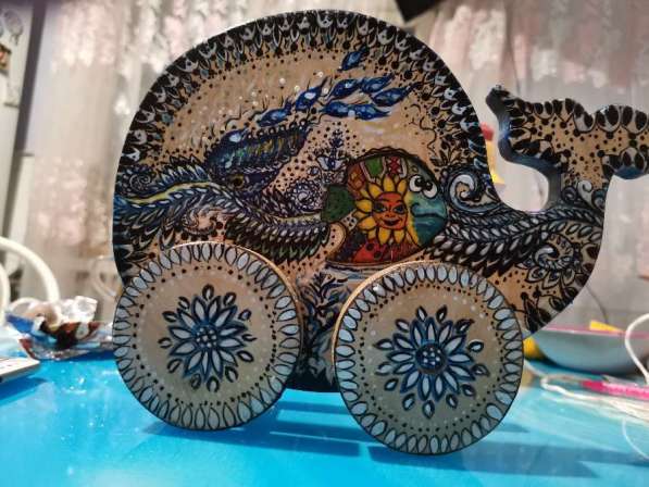 Снеговик из Дерева в Комсомольске-на-Амуре фото 3