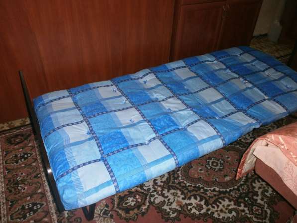 Складная полуторная кровать-тумба со спинкой, матрацем в Санкт-Петербурге фото 4