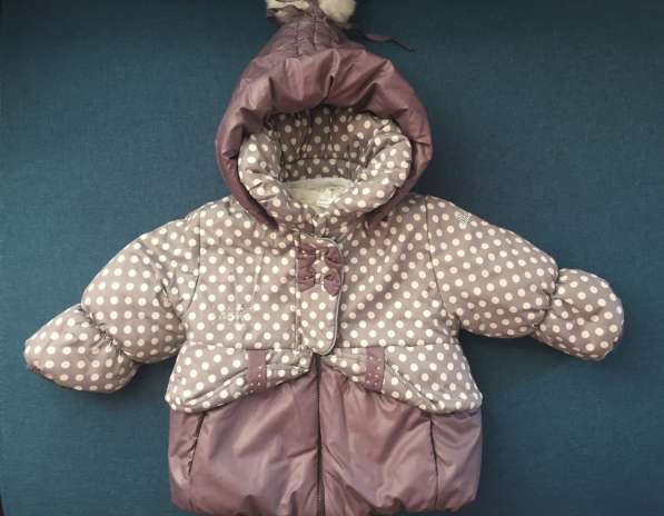 Куртка зимняя для девочки в фото 4