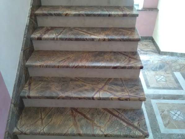 Лестницы из натурального камня мрамора и гранита в Серпухове фото 17
