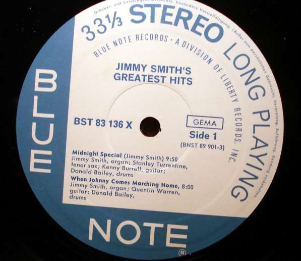 Jimmy Smith ‎– Jimmy Smith's Greatest Hits в Санкт-Петербурге