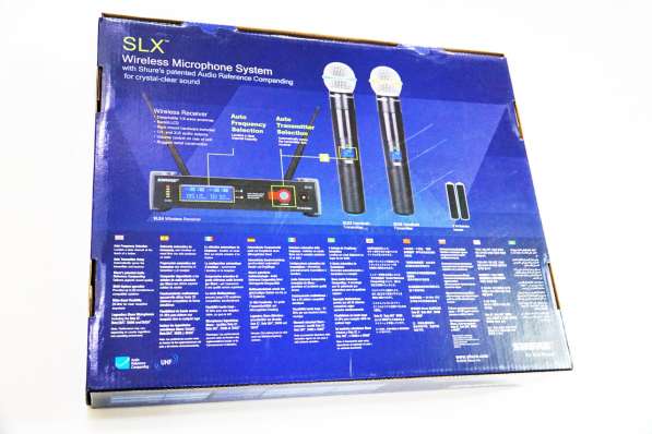 Радиосистема SHURE SLX4 2 радиомикрофона в 