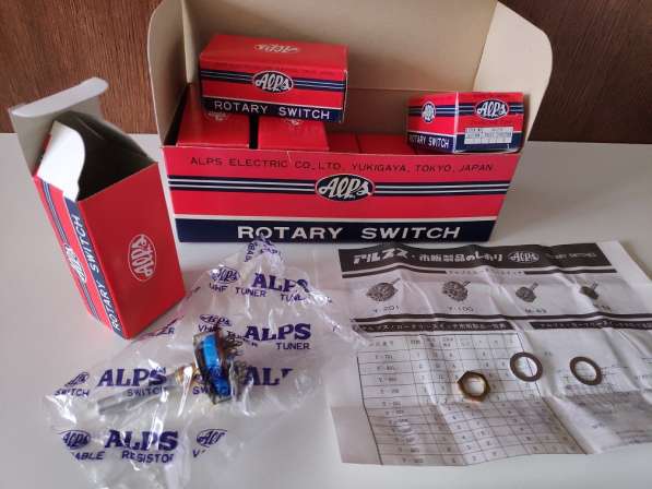 ALPS Пакетный переключатель Rotary Switch Сделано в Японии