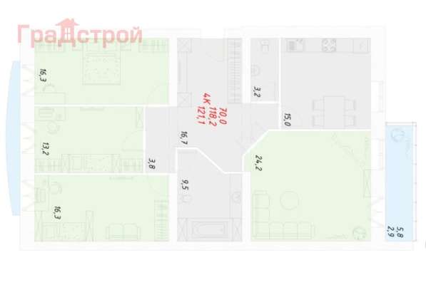 Продам четырехкомнатную квартиру в Вологда.Жилая площадь 121 кв.м.Этаж 2.Есть Балкон.