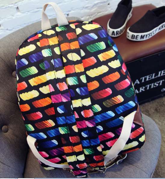Рюкзак городской Bricks разноцветный цветной в 