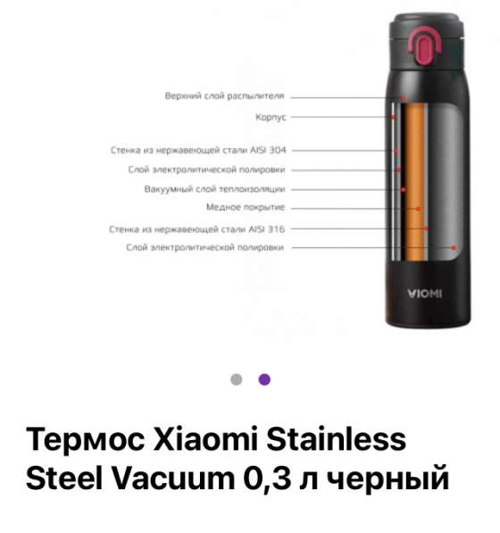 Термос Xioami в Омске