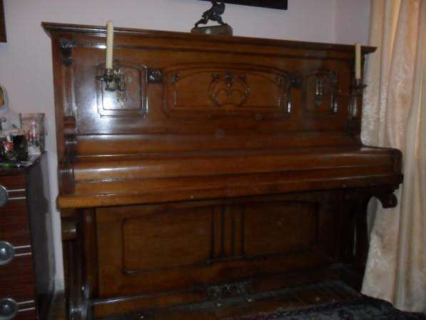 Антикварное немецкое пианино 19 века