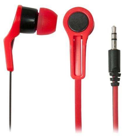 Наушники проводные Ritmix RH-014 Black Red