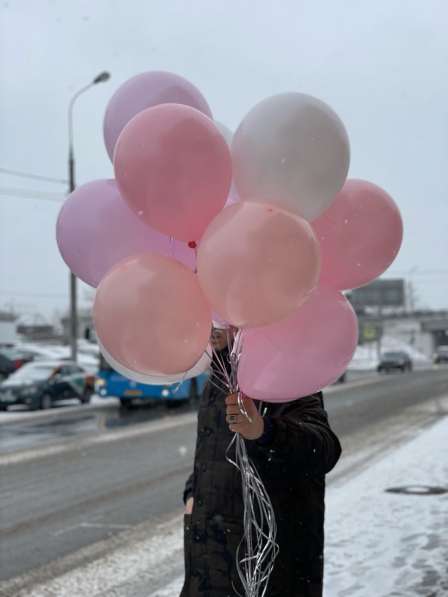 У нас много воздушных шаров. От самых нежных до самых ярких в Москве фото 6