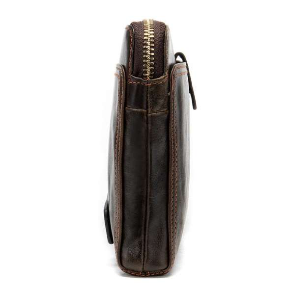 Классный кожаный клатч "Marrant Leather". Очень вместительны в фото 5