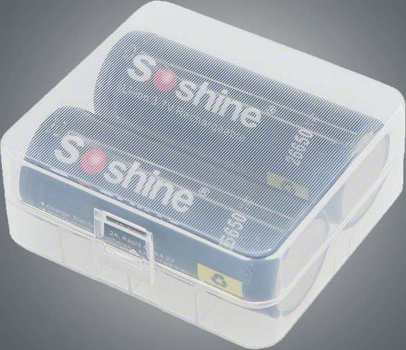 Soshine Литий-ионный (Li-Ion) аккумулятор Soshine 26650 Li-Ion 4200 мАч, защищенный (PCB)