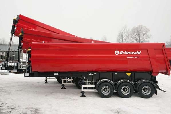 Самосвальный полуприцеп Grunwald 38 m3 40 тонн в Челябинске фото 3