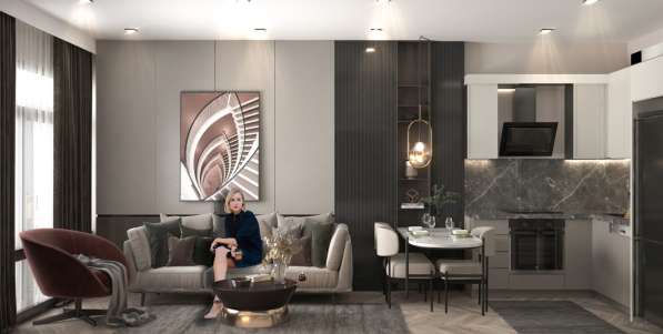 3-к. квартира 77м&sup2; Турция, Мерсин, Мезитли в фото 5