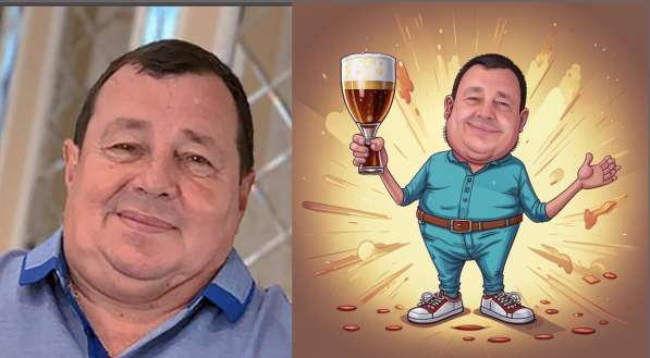 Шарж портрет по фото в Москве фото 14