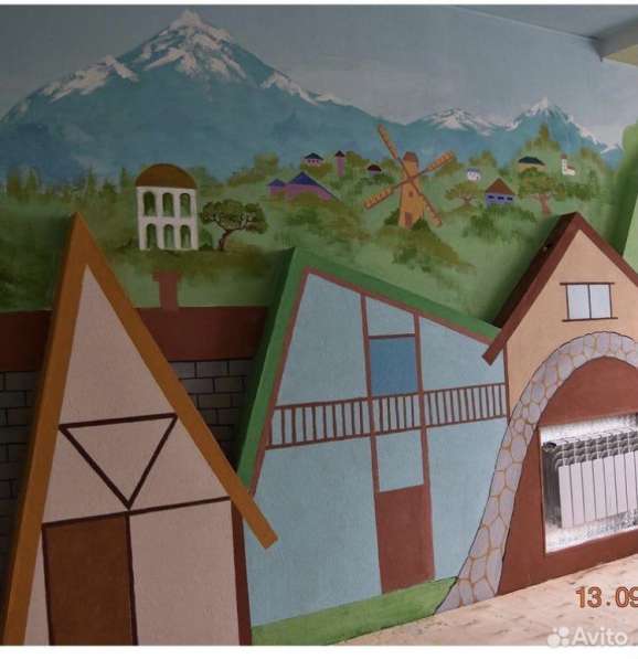 Роспись стен в Югорске фото 3