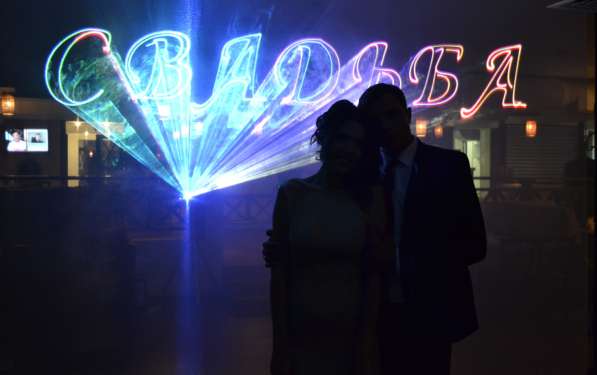 Лазерное шоу на свадьбу в Красноярске фото 8