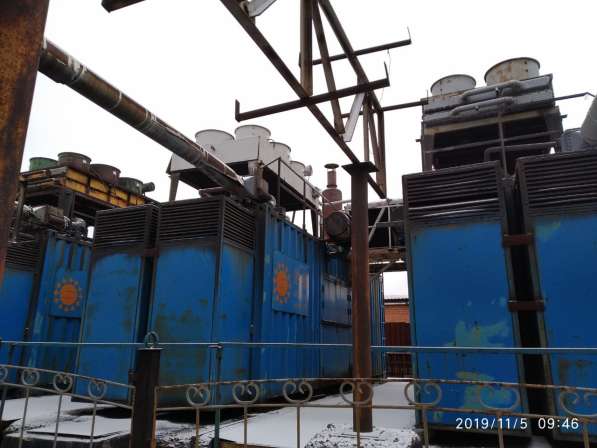 Газо-поршневые генераторные установки 500кВт б/у 2штуки в Новосибирске