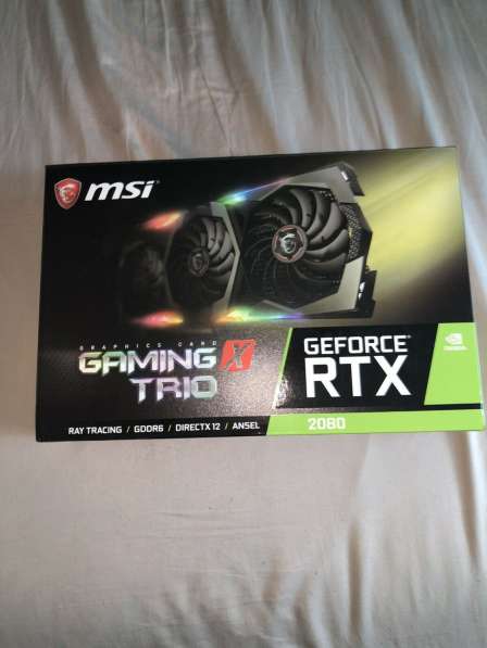 Видеокарта MSI NVIDIA GeForce RTX 2080 Gaming X Trio 8 ГБ