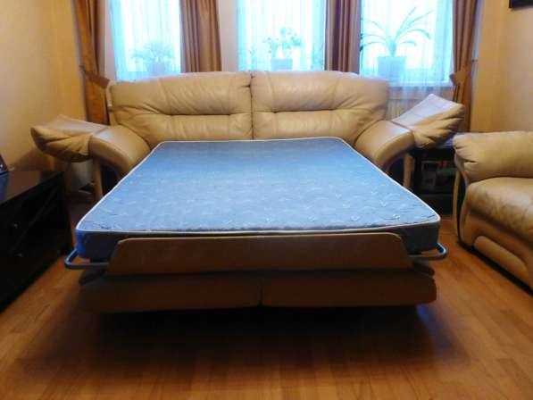 Продам элитный кожаный диван-кровать Лестер Британика в Красногорске фото 3