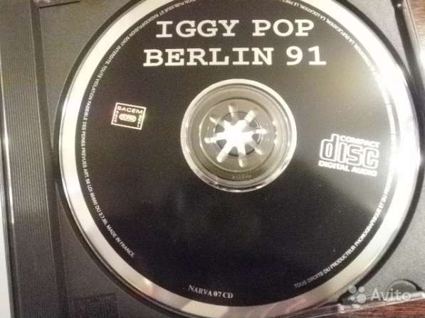 Iggy Pop "Live Berlin 91" made in France Раритет в Москве фото 3