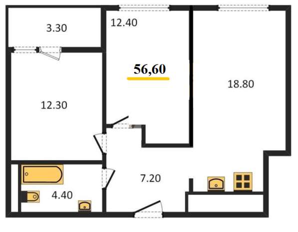 Евро-3кв. у Ботанического сада! Новый Клубный дом! в Екатеринбурге фото 9