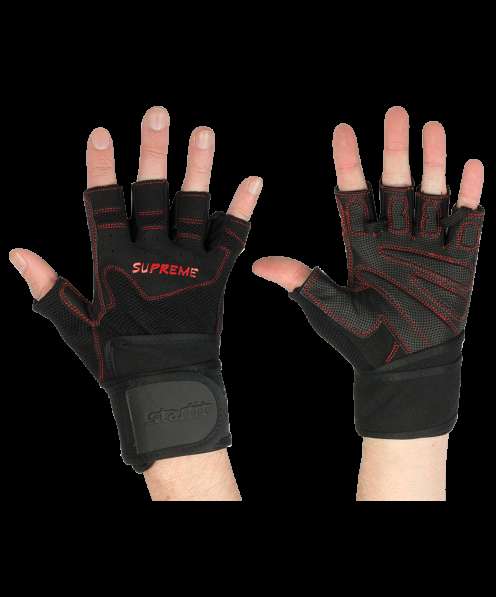 Перчатки атлетические SU-123, черные в Сочи фото 12