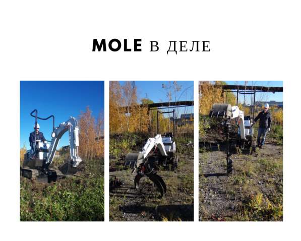 Мини экскаватор MOLE в Санкт-Петербурге фото 33