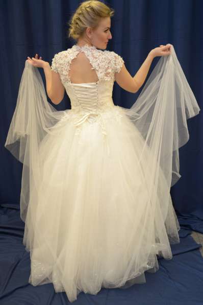 Пышное свадебное платье Анастасия в Москве фото 3
