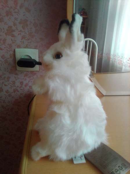 Белый Кролик Мягкая Игрушка 15х13х24см в Усть-Илимске фото 3