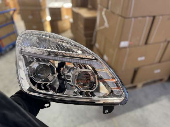 Линзованные фары на Газель