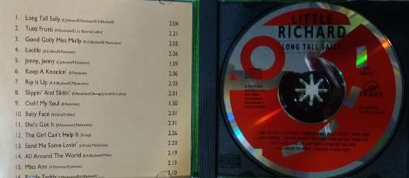 История рок музыки на компактах Ray Charles и Little Richard в Москве фото 3