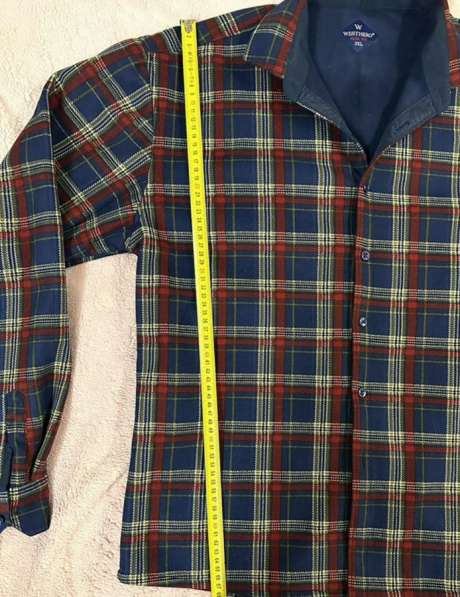 Мужская рубашка тёплая 3XL в Волгограде фото 4