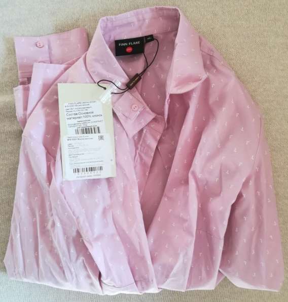 Блузка-рубашка женская Finn Flare новая (с этикеткой), р-XL