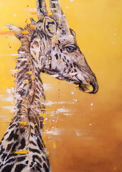 Картина маслом Жираф