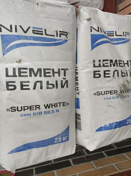 Белый цемент 25 кг в Ростове-на-Дону фото 3