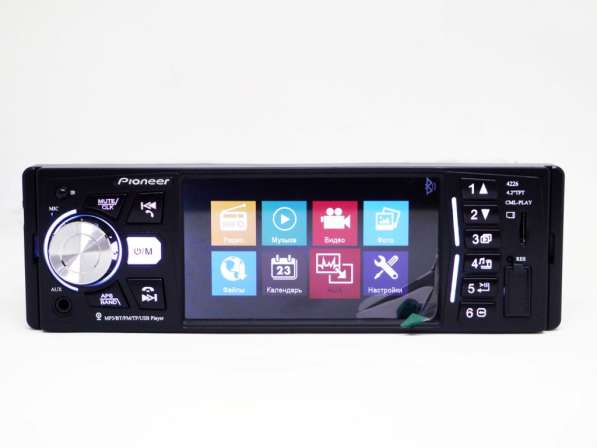 Магнитола Pioneer 4226 ISO - экран 4,1''+ DIVX + MP3 + USB в 