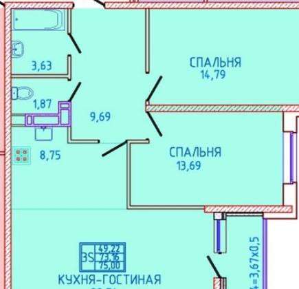 Продам трехкомнатную квартиру в Краснодар.Жилая площадь 75 кв.м.Этаж 10.Дом кирпичный.