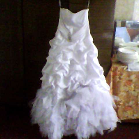 нарядное платье свадебное с шубкой