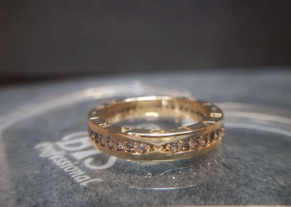 Золотое кольцо дорожка в стиле Булгари в фото 6
