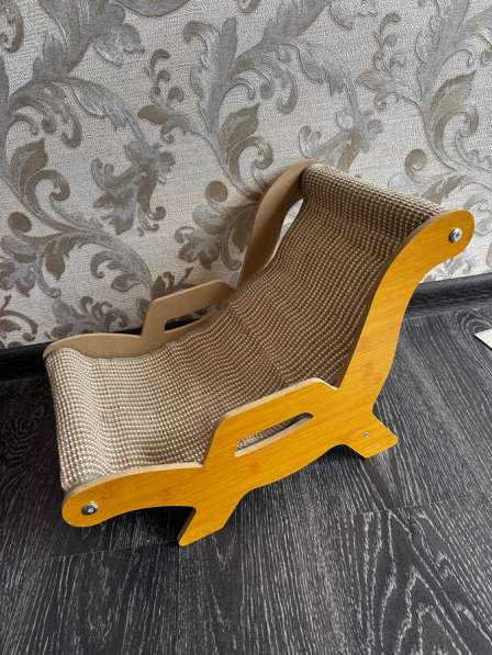 Кресло когтеточка, удобно/практично