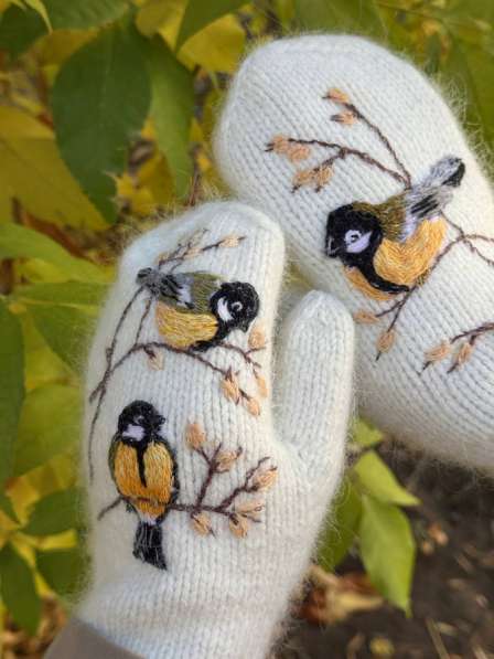 Варежки с вышивкой в Оренбурге фото 3