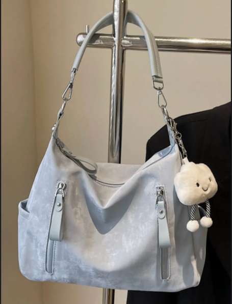 СУМКА ЗАМШЕВАЯ ЖЕНСКАЯ ХОБО в Санкт-Петербурге фото 6