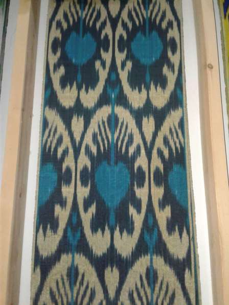 Ткань Адрас натуральный шелк из Узбекистана в фото 20